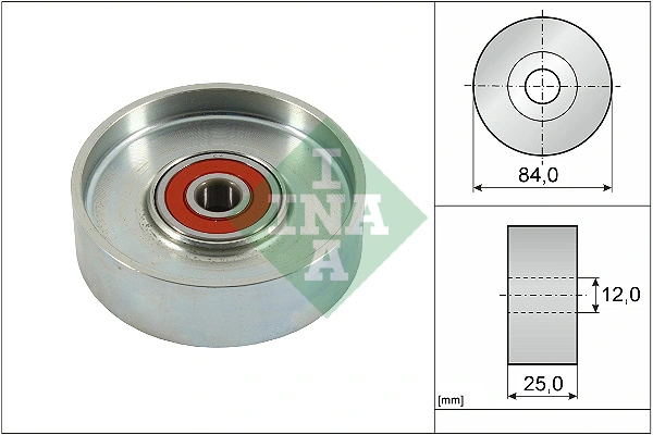 Tensioner Pulley, V-ribbed belt
